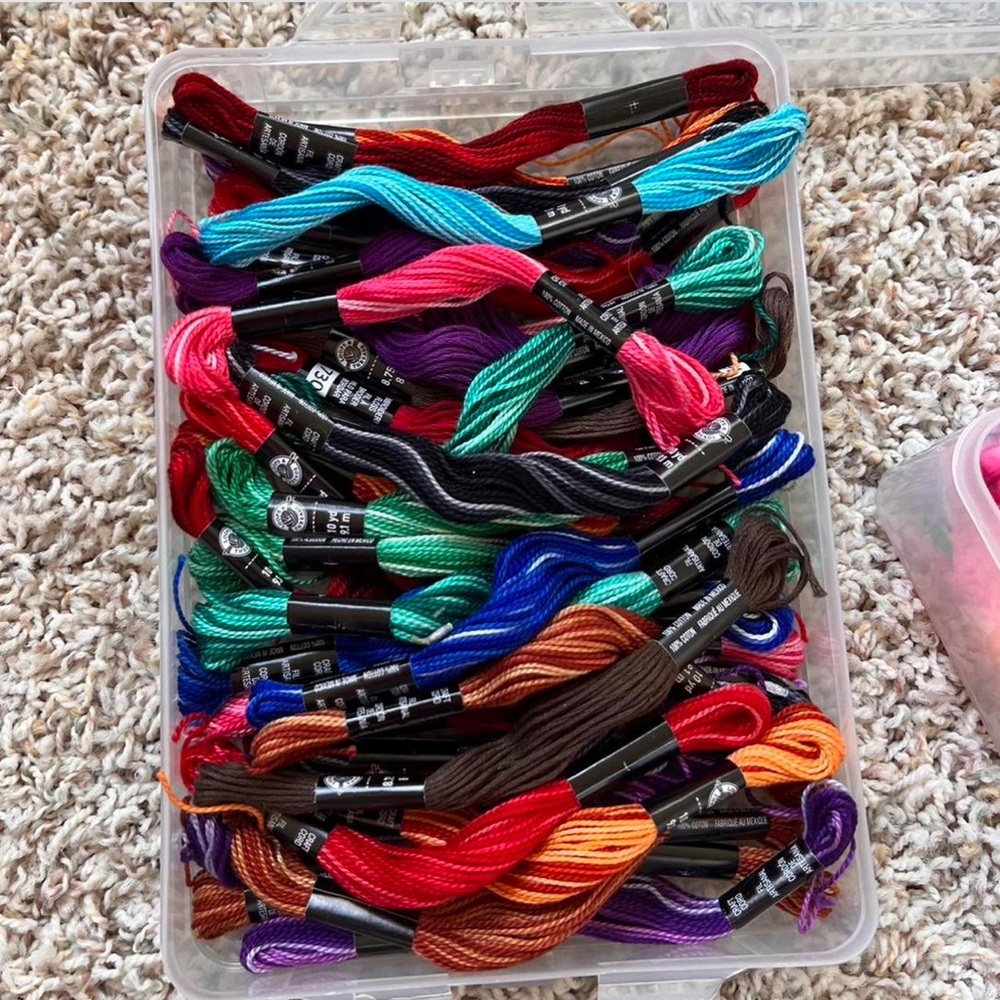 Colorful Embroidery String and Bead Set - Picture 5 of 8